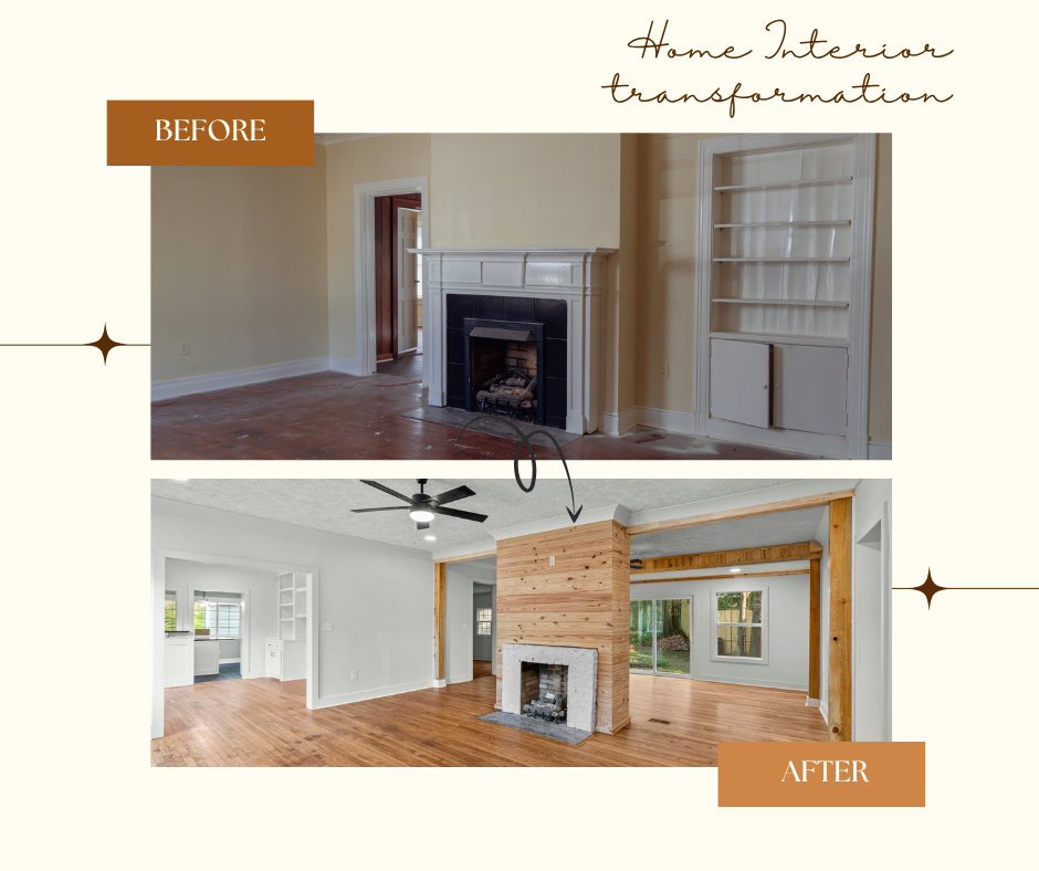 Interior Home Transformation with Custom Carpentry