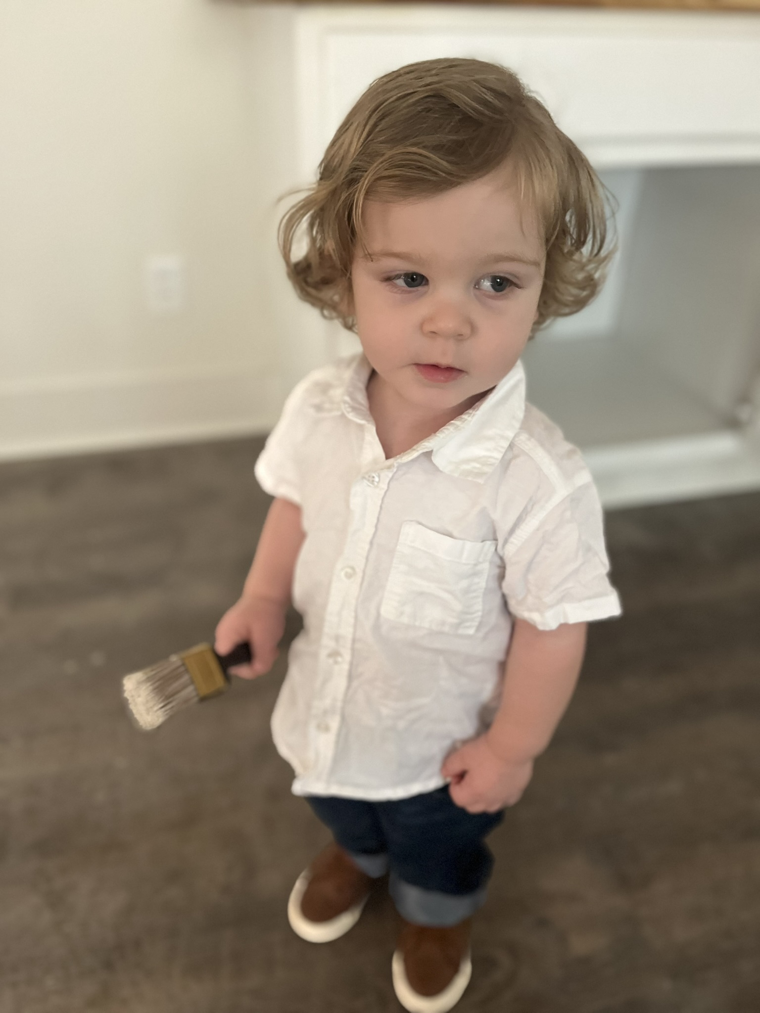 Mini Oz - Future contractor in training!